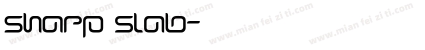 sharp slab字体转换